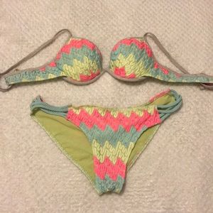 Quilted Victoria’s Secret Bathing Suit Bikini